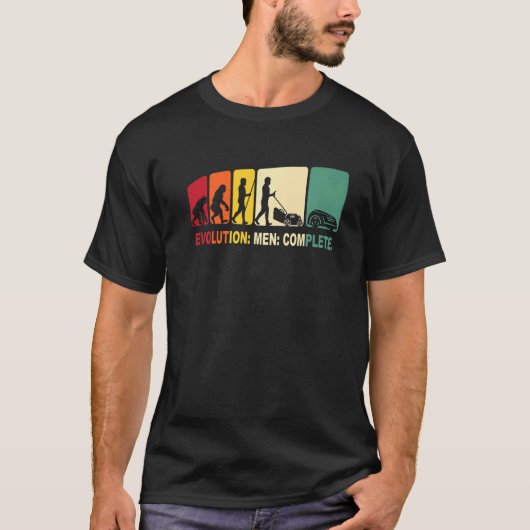 Maaimachine Robot Evolutions Grasmaaier Tuin Grde T-shirt (Voorkant)