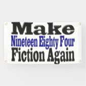 Maak 1984 weer een idee spandoek (Horizontaal)