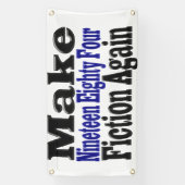 Maak 1984 weer een idee spandoek (Verticaal)