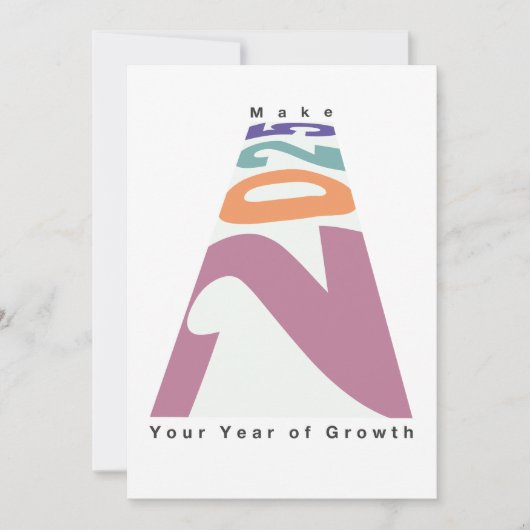Maak 2025 jouw jaar van groei kaart (Voorkant)