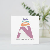 Maak 2025 jouw jaar van groei kaart (Staand voorkant)