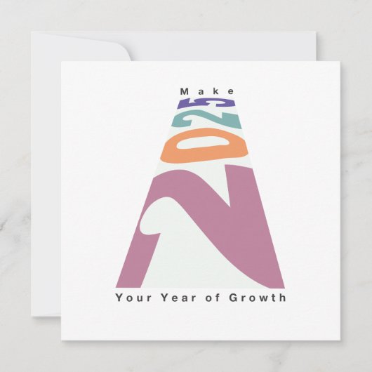Maak 2025 jouw jaar van groei kaart (Voorkant)