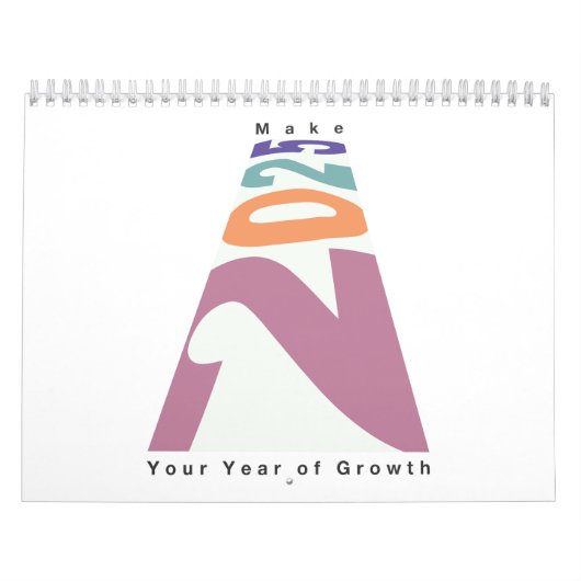 Maak 2025 jouw jaar van groei kalender (Hoes)
