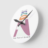 Maak 2025 jouw jaar van groei ronde klok (Hoek)