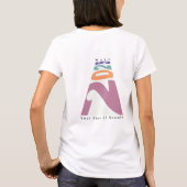 Maak 2025 jouw jaar van groei t-shirt (Achterkant)