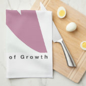 Maak 2025 jouw jaar van groei theedoek (Quarter Fold)