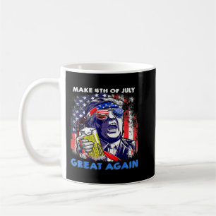 Maak 4 juli weer een geweldige trump Mannen Drink Koffiemok