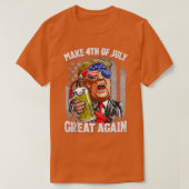 Maak 4 juli weer geweldig (2) t-shirt (Design voorkant)