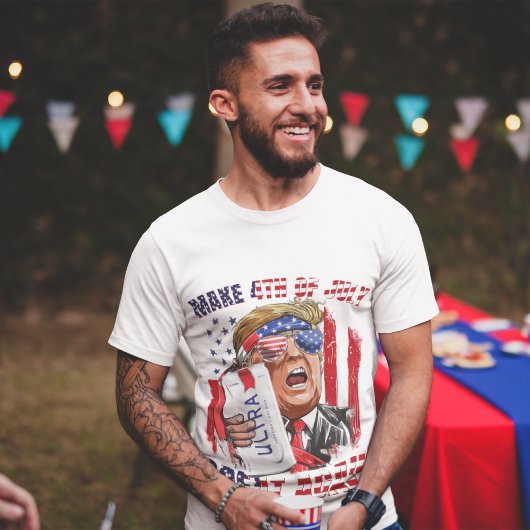 Maak 4 juli weer geweldig -Mannen T-shirt
