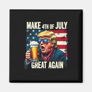 Maak 4 juli weer geweldig Trump-bier Drink Magneet