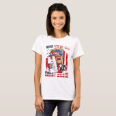 Maak 4th of July Great Again T-shirt voor dames (Voorkant volledig)