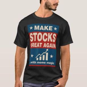 Maak aandelen weer geweldig Trump Nieuwe Economie T-shirt