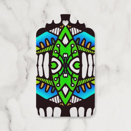 Maak Abstracte kunst om de Magic te laten gebeuren Cadeaulabels (Achterkant)