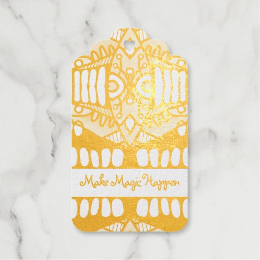 Maak Abstracte kunst om de Magic te laten gebeuren Cadeaulabels (Voorkant)
