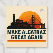 Maak Alcatraz weer geweldig grappig Bedankjes Labels (Achterkant)