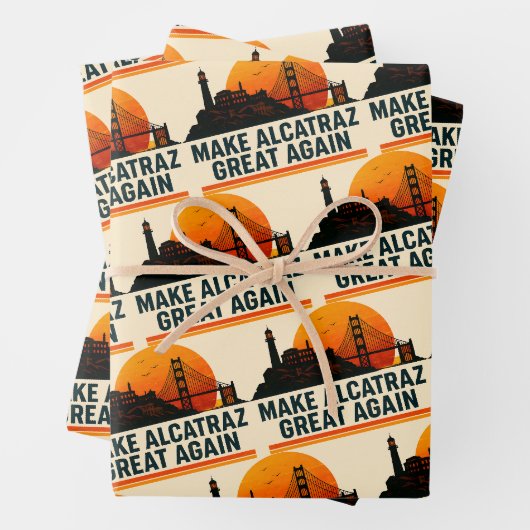 Maak Alcatraz weer geweldig grappig Inpakpapier Vel (In situ)