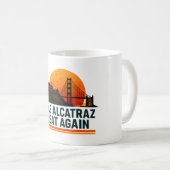 Maak Alcatraz weer geweldig grappig Koffiemok (Voorkant rechts)