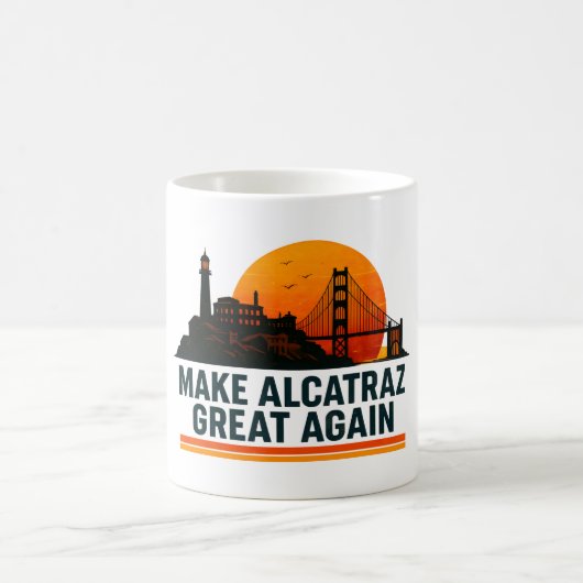 Maak Alcatraz weer geweldig grappig Koffiemok (Center)