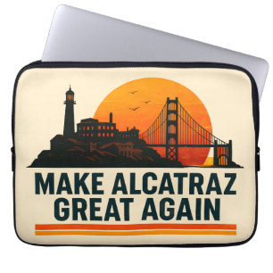 Maak Alcatraz weer geweldig grappig Laptop Sleeve