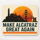 Maak Alcatraz weer geweldig grappig Muismat (Voorkant)