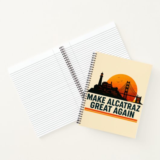 Maak Alcatraz weer geweldig grappig Notitieboek (Binnen)
