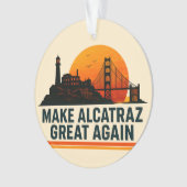 Maak Alcatraz weer geweldig grappig Ornament (voorkant)