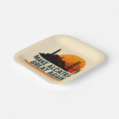 Maak Alcatraz weer geweldig grappig Papieren Bordje (Gebogen)