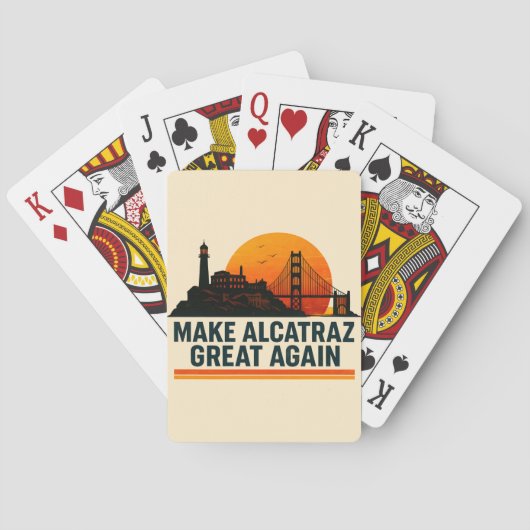 Maak Alcatraz weer geweldig grappig Pokerkaarten (Achterkant)