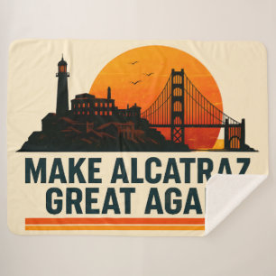Maak Alcatraz weer geweldig grappig Sherpa Deken