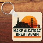 Maak Alcatraz weer geweldig grappig Sleutelhanger (Voorkant)