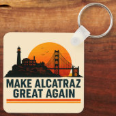 Maak Alcatraz weer geweldig grappig Sleutelhanger (Achterkant)