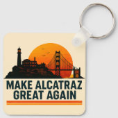 Maak Alcatraz weer geweldig grappig Sleutelhanger (Achterkant)