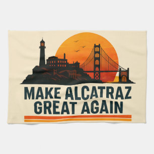 Maak Alcatraz weer geweldig grappig Theedoek