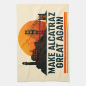 Maak Alcatraz weer geweldig grappig Theedoek (Verticaal)
