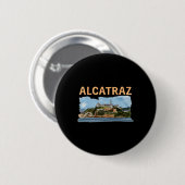 Maak Alcatraz weer geweldig Grappig Trump Alcatraz Ronde Button 5,7 Cm (Voorkant /achterkant)