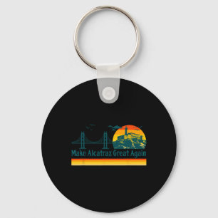 Maak Alcatraz weer geweldig Grappig Trump Alcatraz Sleutelhanger