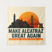 Maak Alcatraz weer geweldig grappig Wandkleed (Voorkant)