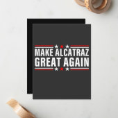 Maak Alcatraz weer geweldig Notitiekaartje (Voorkant / Achterkant in situ)