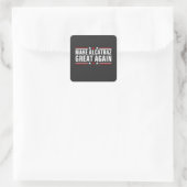 Maak Alcatraz weer geweldig Vierkante Sticker (Tas)