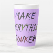 Maak alles gek Bonkers Latte Mok (Voorkant)