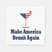 MAAK AMERICA OPNIEUW DRINK SERVETTEN (Voorkant)