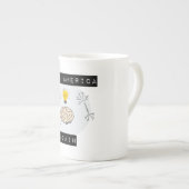 " maak america weer slim " koffie - mok (Voorkant rechts)