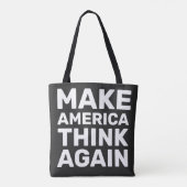 Maak American Think opnieuw handen af van beweging Tote Bag (Achterkant)