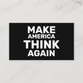 Maak American Think opnieuw handen af van beweging Visitekaartje (Voorkant)