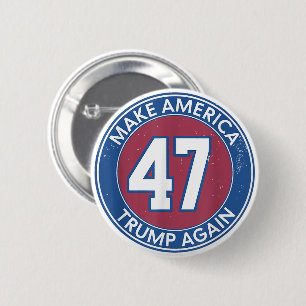 Maak Amerika 47 Trump weer Ronde Button 5,7 Cm