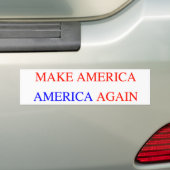 Maak Amerika Amerika Weer BUMPERSTICKER (Op auto)