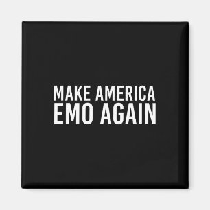 Maak Amerika Emo Opnieuw Grappig Goth Cadeau Idee  Magneet