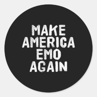 Maak Amerika Emo weer Gothic ons Ronde Sticker