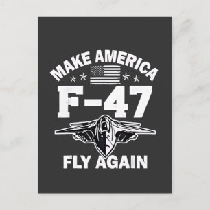 Maak Amerika F-47 weer vliegen 4 juli Feestdagenkaart