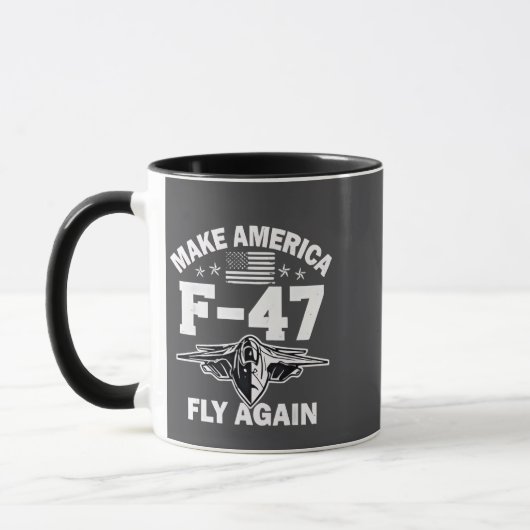 Maak Amerika F-47 weer vliegen 4 juli Mok (Links)
